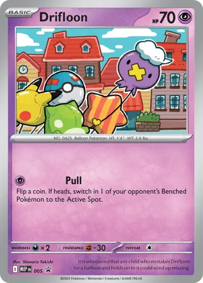 5 Drifloon Mega Evolution Black Star Promos 2025