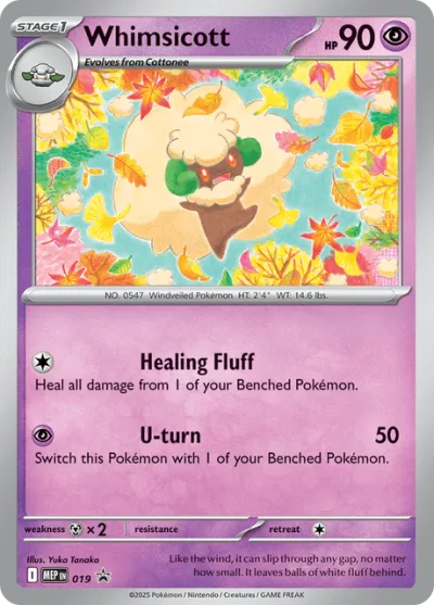 19 Whimsicott Mega Evolution Black Star Promos 2025