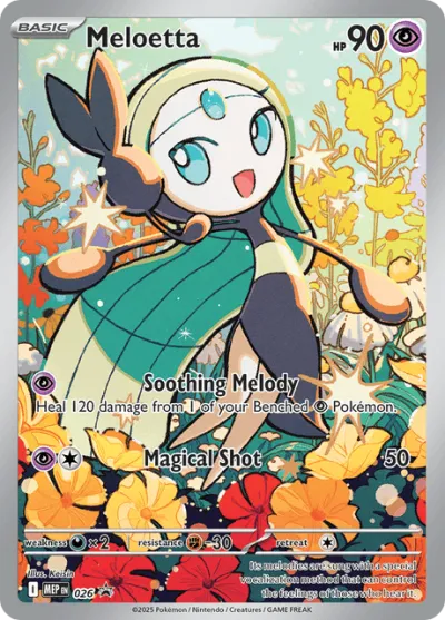 26 Meloetta Mega Evolution Black Star Promos 2025