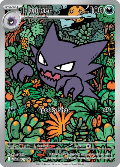 27 Haunter Mega Evolution Black Star Promos 2025