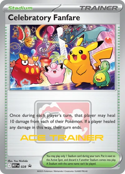 28 Celebratory Fanfare Mega Evolution Black Star Promos 2025