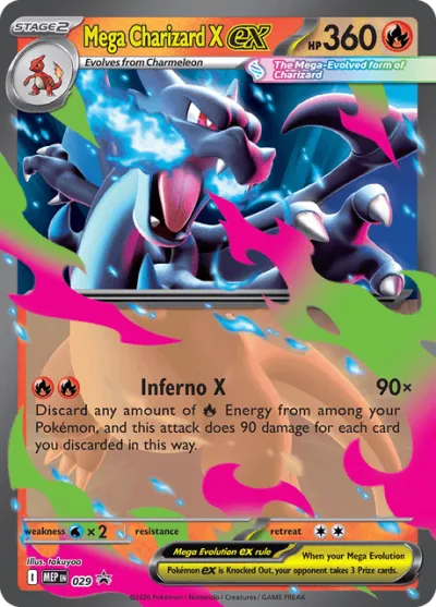 29 Mega Charizard X ex Mega Evolution Black Star Promos 2025