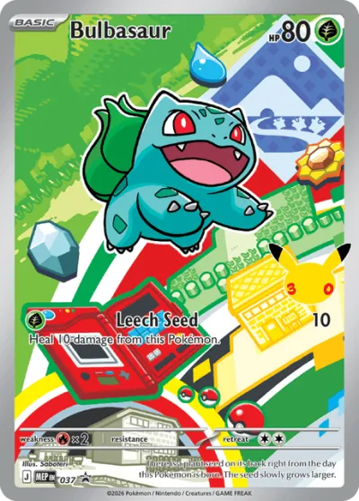 37 Bulbasaur Mega Evolution Black Star Promos 2025