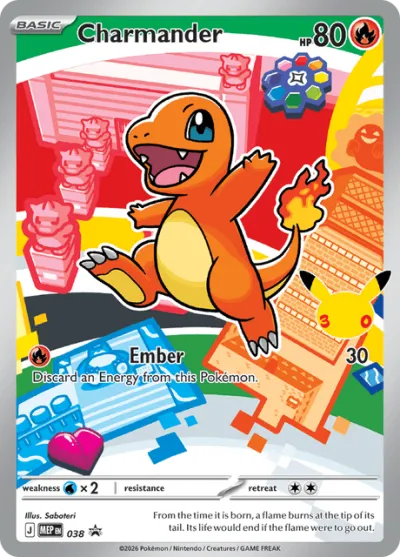38 Charmander Mega Evolution Black Star Promos 2025