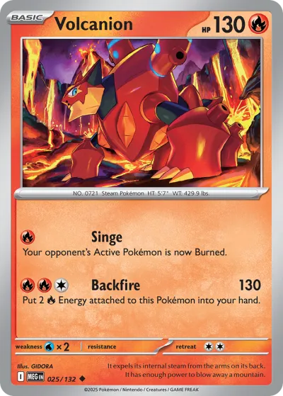 25 Volcanion Mega Evolution 2025