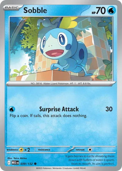39 Sobble Mega Evolution 2025