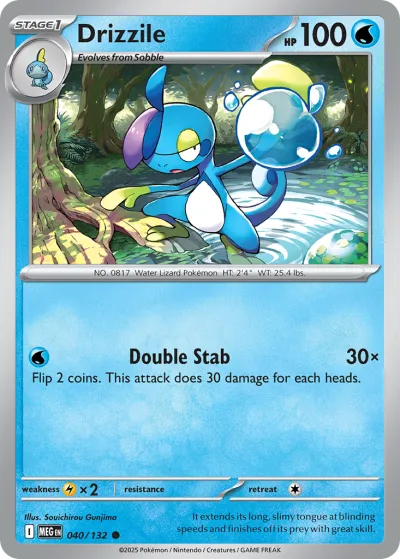 40 Drizzile Mega Evolution 2025