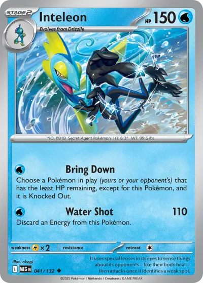 41 Inteleon Mega Evolution 2025