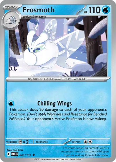 43 Frosmoth Mega Evolution 2025