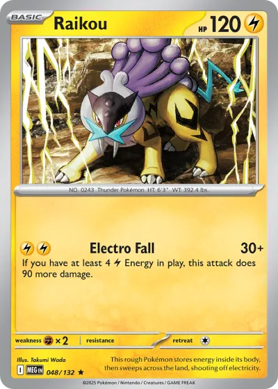 48 Raikou Mega Evolution 2025