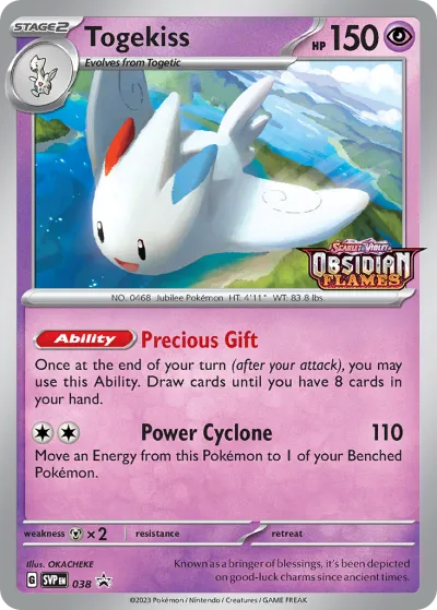 38 Togekiss Scarlet & Violet Black Star Promos 2023
