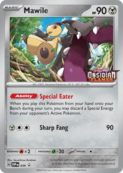 39 Mawile Scarlet & Violet Black Star Promos 2023