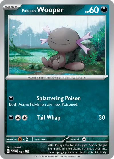 41 Paldean Wooper Scarlet & Violet Black Star Promos 2023