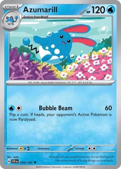 34 Azumarill Stellar Crown 2024