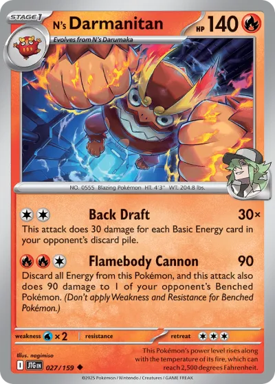 27 N's Darmanitan Journey Together 2025