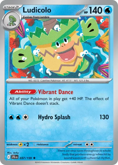 37 Ludicolo Journey Together 2025