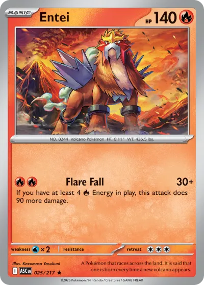 25 Entei Ascended Heroes 2026