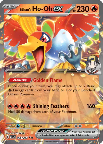 26 Ethan's Ho-Oh ex Ascended Heroes 2026