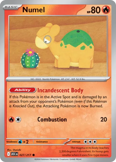 27 Numel Ascended Heroes 2026