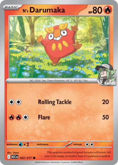 32 N's Darumaka Ascended Heroes 2026