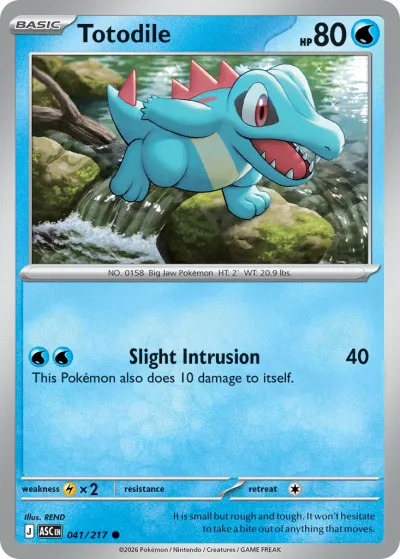 41 Totodile Ascended Heroes 2026