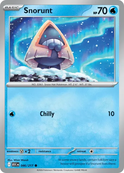 46 Snorunt Ascended Heroes 2026