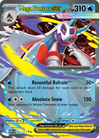 47 Mega Froslass ex Ascended Heroes 2026