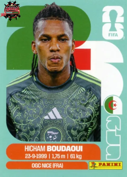 ALG10 Hicham Boudaoui Panini World Cup 2026 2026