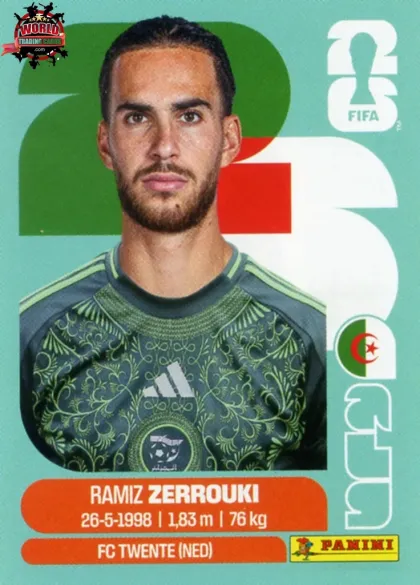 ALG11 Ramiz Zerrouki Panini World Cup 2026 2026
