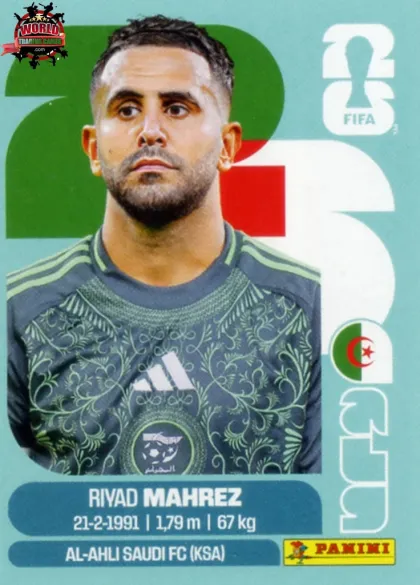 ALG15 Riyad Mahrez Panini World Cup 2026 2026