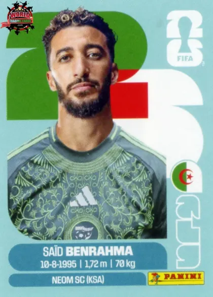 ALG16 Said Benrahma Panini World Cup 2026 2026