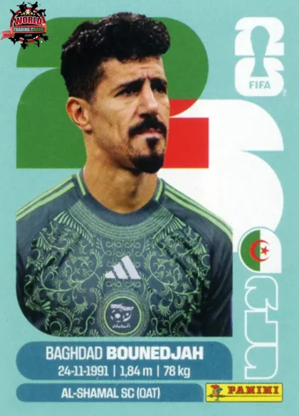 ALG19 Baghdad Bounedjah Panini World Cup 2026 2026