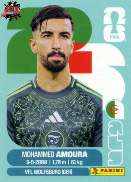 ALG20 Mohammed Amoura Panini World Cup 2026 2026