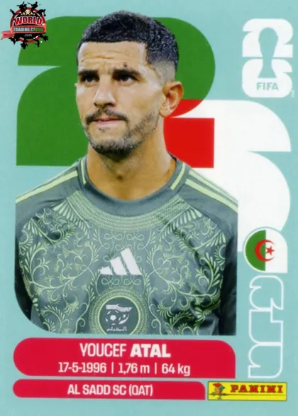 ALG4 Youcef Atal Panini World Cup 2026 2026