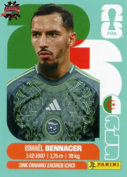 ALG8 Ismael Bennacer Panini World Cup 2026 2026