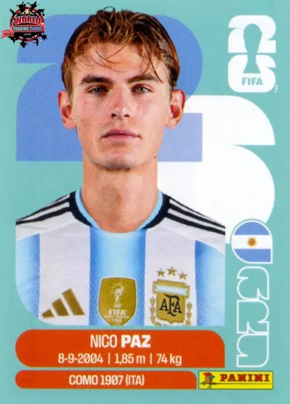 ARG14 Nico Paz Panini World Cup 2026 2026