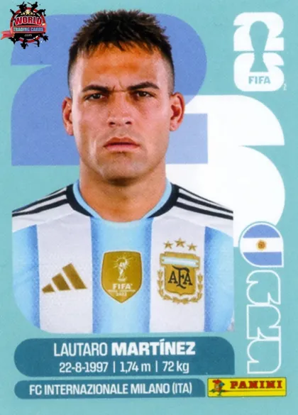 ARG18 Lautaro Martinez Panini World Cup 2026 2026