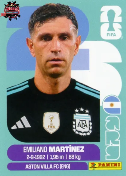 ARG2 Аргентина — емблема Panini World Cup 2026 2026