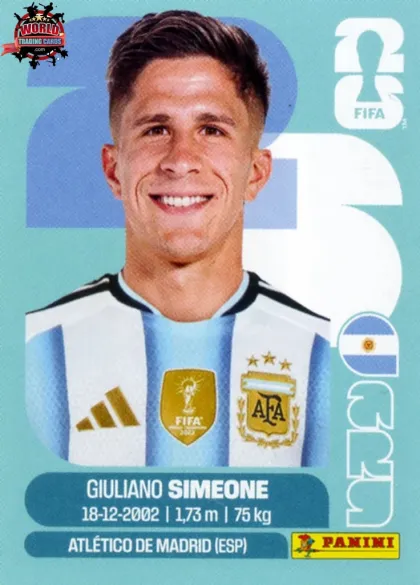 ARG20 Giuliano Simeone Panini World Cup 2026 2026