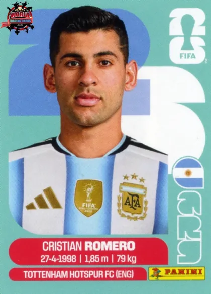 ARG4 Cristian Romero Panini World Cup 2026 2026