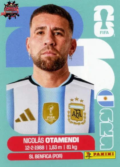 ARG5 Nicolas Otamendi Panini World Cup 2026 2026