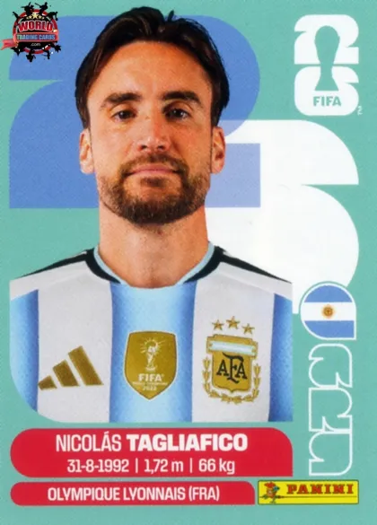 ARG6 Nicolas Tagliafico Panini World Cup 2026 2026