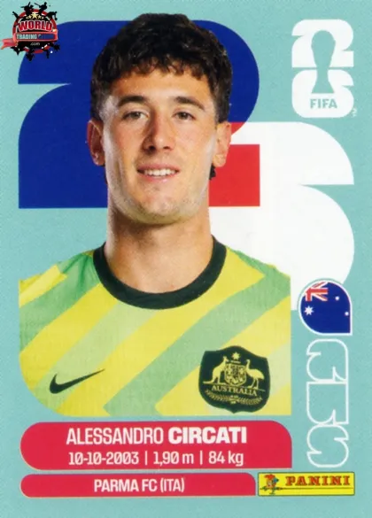 AUS5 Alessandro Circati Panini World Cup 2026 2026