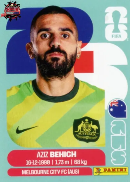 AUS7 Aziz Behich Panini World Cup 2026 2026