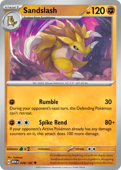 28 Sandslash 151 2023