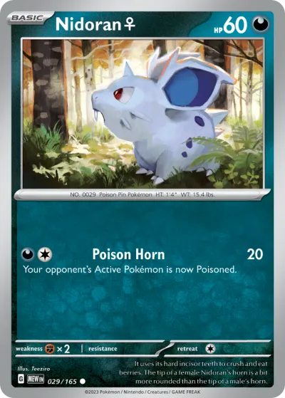 29 Nidoran ♀ 151 2023