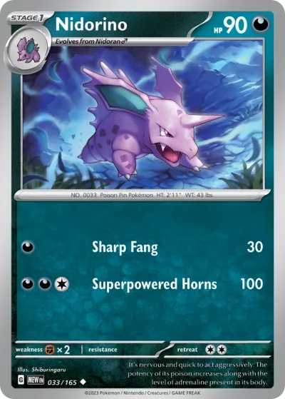 33 Nidorino 151 2023
