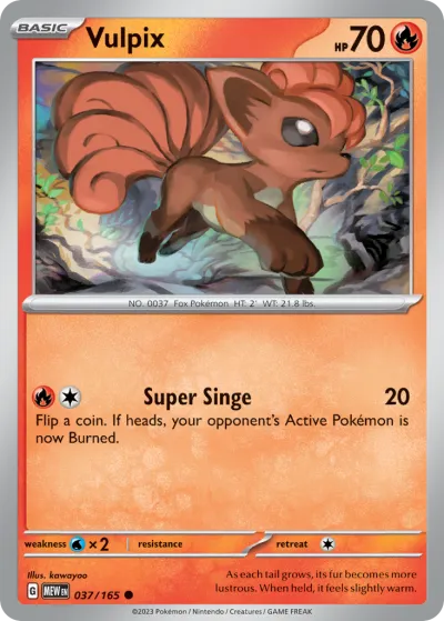 37 Vulpix 151 2023