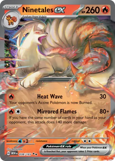 38 Ninetales ex 151 2023