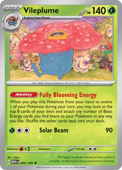 45 Vileplume 151 2023